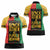 Black Father By Popular Demand African Women Polo Shirt - Wonder Print Shop