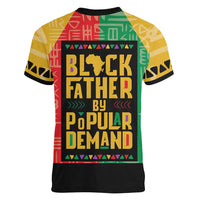 Black Father By Popular Demand African Women V-Neck T-Shirt - Wonder Print Shop