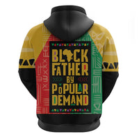Black Father By Popular Demand African Zip Hoodie - Wonder Print Shop