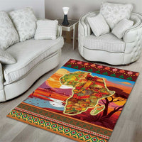 African Heritage and Celebrated Christmas Area Rug - Wonder Print Shop