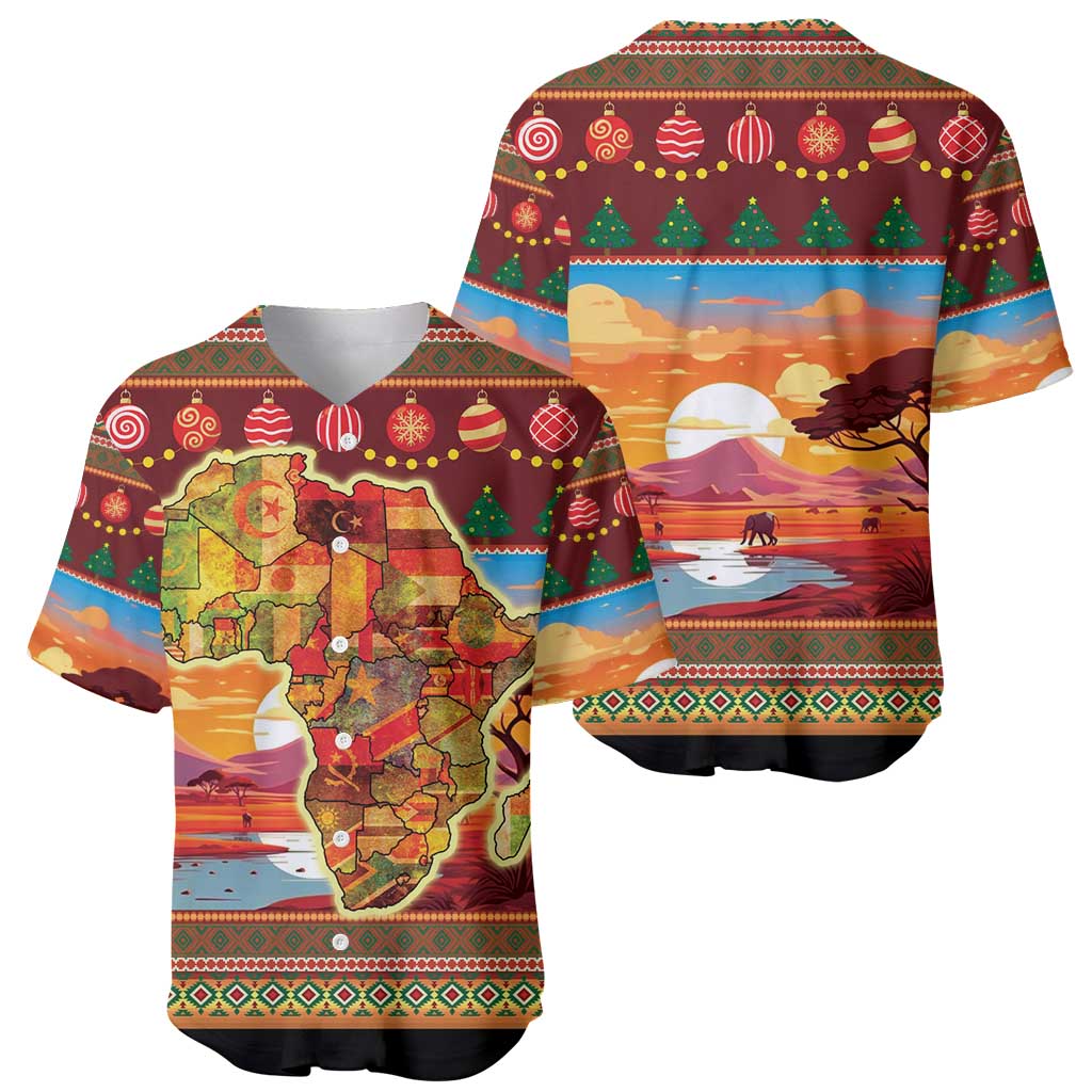 African Heritage and Celebrated Christmas Baseball Jersey - Wonder Print Shop