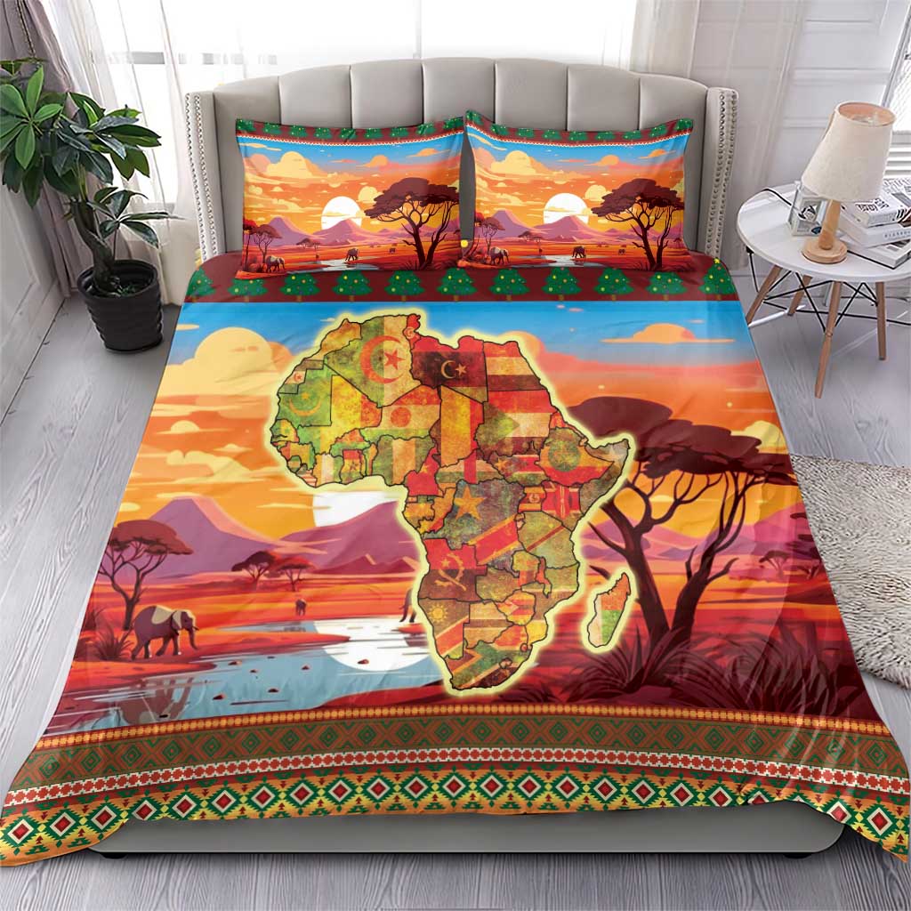 African Heritage and Celebrated Christmas Bedding Set - Wonder Print Shop