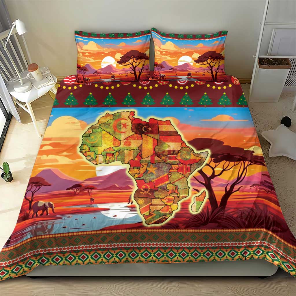 African Heritage and Celebrated Christmas Bedding Set - Wonder Print Shop