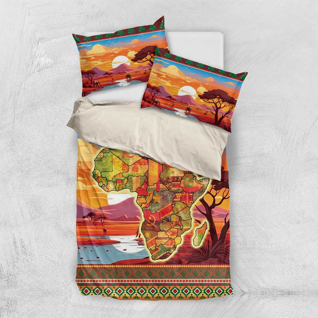 African Heritage and Celebrated Christmas Bedding Set - Wonder Print Shop