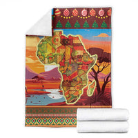 African Heritage and Celebrated Christmas Blanket
