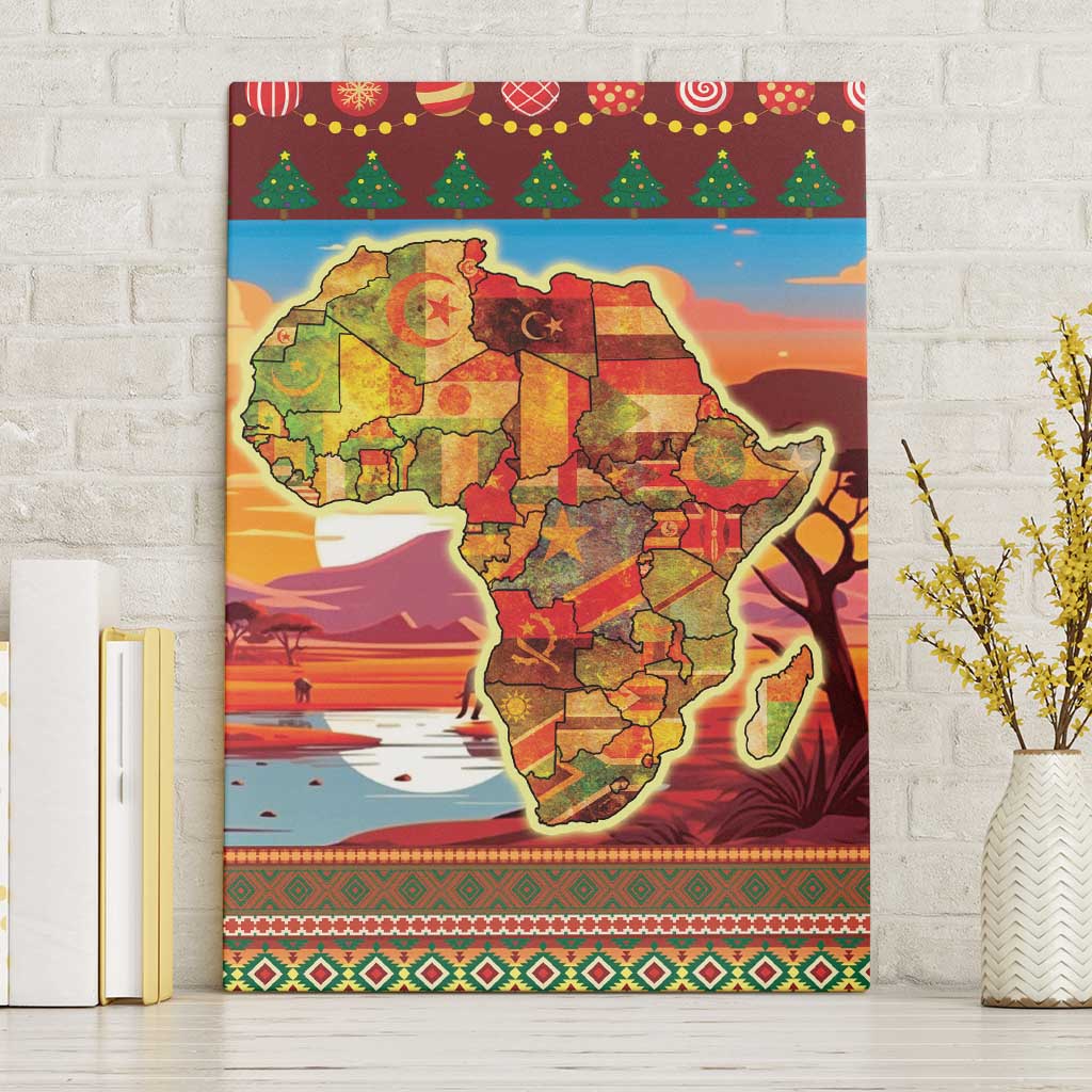 African Heritage and Celebrated Christmas Canvas Wall Art - Wonder Print Shop