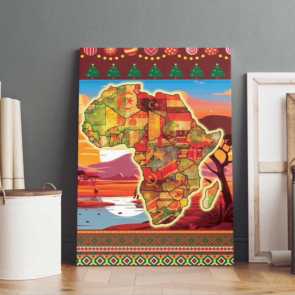 African Heritage and Celebrated Christmas Canvas Wall Art - Wonder Print Shop