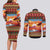 African Heritage and Celebrated Christmas Couples Matching Long Sleeve Bodycon Dress and Long Sleeve Button Shirt - Wonder Print Shop