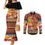 African Heritage and Celebrated Christmas Couples Matching Mermaid Dress and Long Sleeve Button Shirt
