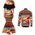 African Heritage and Celebrated Christmas Couples Matching Mermaid Dress and Long Sleeve Button Shirt