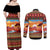 African Heritage and Celebrated Christmas Couples Matching Off Shoulder Maxi Dress and Long Sleeve Button Shirt - Wonder Print Shop