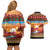 African Heritage and Celebrated Christmas Couples Matching Off Shoulder Short Dress and Hawaiian Shirt - Wonder Print Shop