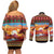 African Heritage and Celebrated Christmas Couples Matching Off Shoulder Short Dress and Long Sleeve Button Shirt - Wonder Print Shop
