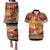 African Heritage and Celebrated Christmas Couples Matching Puletasi and Hawaiian Shirt - Wonder Print Shop