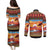 African Heritage and Celebrated Christmas Couples Matching Puletasi and Long Sleeve Button Shirt - Wonder Print Shop