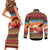 African Heritage and Celebrated Christmas Couples Matching Short Sleeve Bodycon Dress and Long Sleeve Button Shirt - Wonder Print Shop