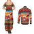 African Heritage and Celebrated Christmas Couples Matching Summer Maxi Dress and Long Sleeve Button Shirt - Wonder Print Shop
