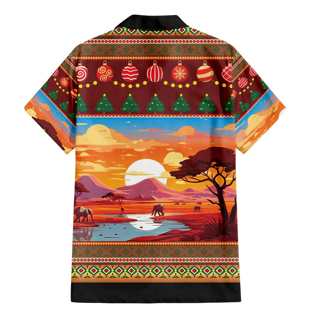 African Heritage and Celebrated Christmas Family Matching Mermaid Dress and Hawaiian Shirt - Wonder Print Shop