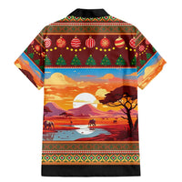 African Heritage and Celebrated Christmas Family Matching Mermaid Dress and Hawaiian Shirt - Wonder Print Shop