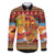 African Heritage and Celebrated Christmas Family Matching Off The Shoulder Long Sleeve Dress and Hawaiian Shirt - Wonder Print Shop