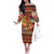 African Heritage and Celebrated Christmas Family Matching Off The Shoulder Long Sleeve Dress and Hawaiian Shirt - Wonder Print Shop