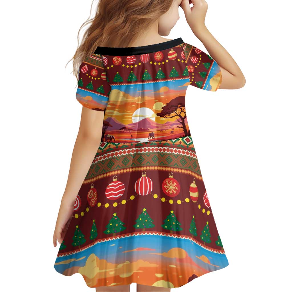 African Heritage and Celebrated Christmas Family Matching Off Shoulder Short Dress and Hawaiian Shirt - Wonder Print Shop