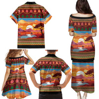 African Heritage and Celebrated Christmas Family Matching Puletasi and Hawaiian Shirt - Wonder Print Shop