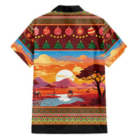 African Heritage and Celebrated Christmas Family Matching Short Sleeve Bodycon Dress and Hawaiian Shirt - Wonder Print Shop