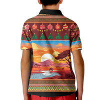 African Heritage and Celebrated Christmas Kid Polo Shirt - Wonder Print Shop