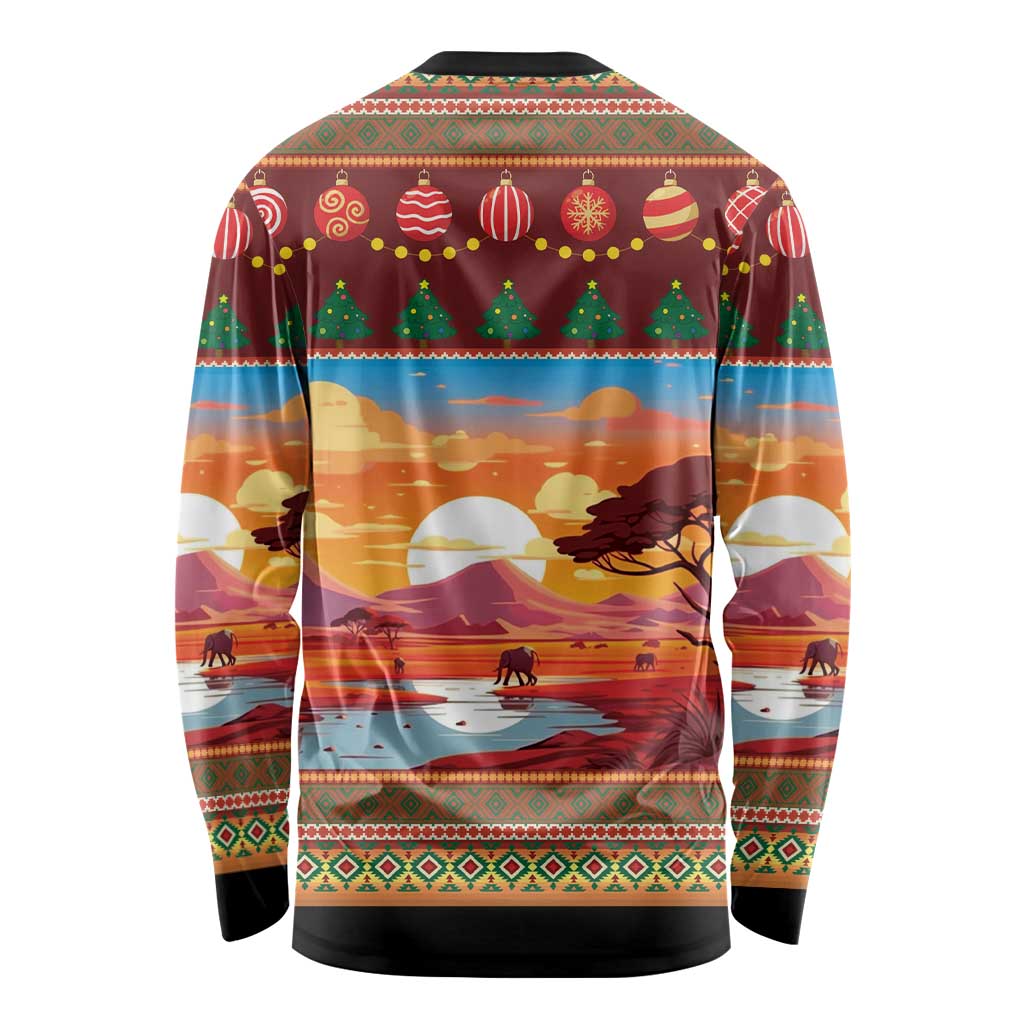 African Heritage and Celebrated Christmas Long Sleeve Shirt - Wonder Print Shop