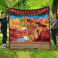 African Heritage and Celebrated Christmas Quilt - Wonder Print Shop