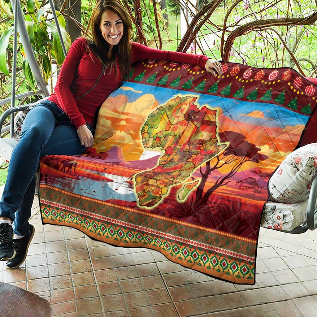 African Heritage and Celebrated Christmas Quilt - Wonder Print Shop