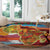 African Heritage and Celebrated Christmas Round Carpet
