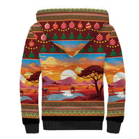 African Heritage and Celebrated Christmas Sherpa Hoodie - Wonder Print Shop