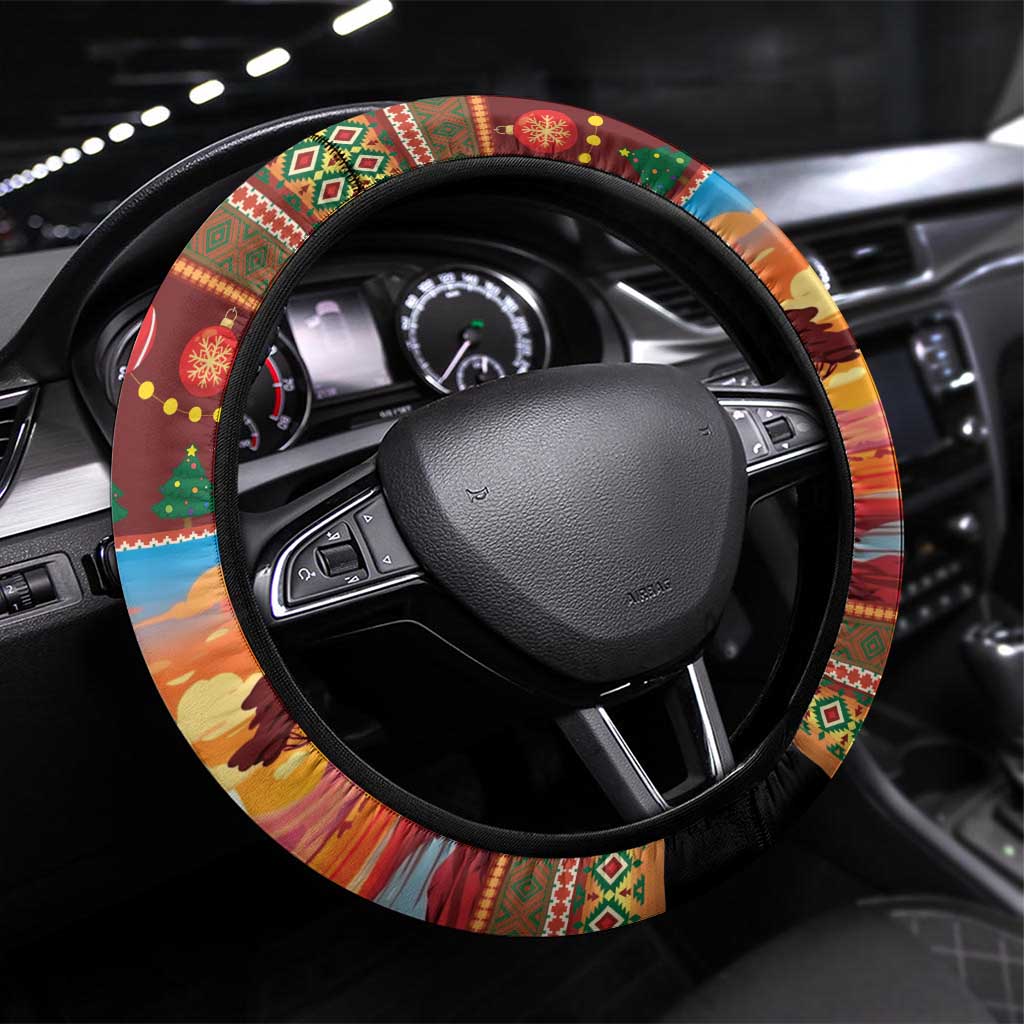 African Heritage and Celebrated Christmas Steering Wheel Cover - Wonder Print Shop
