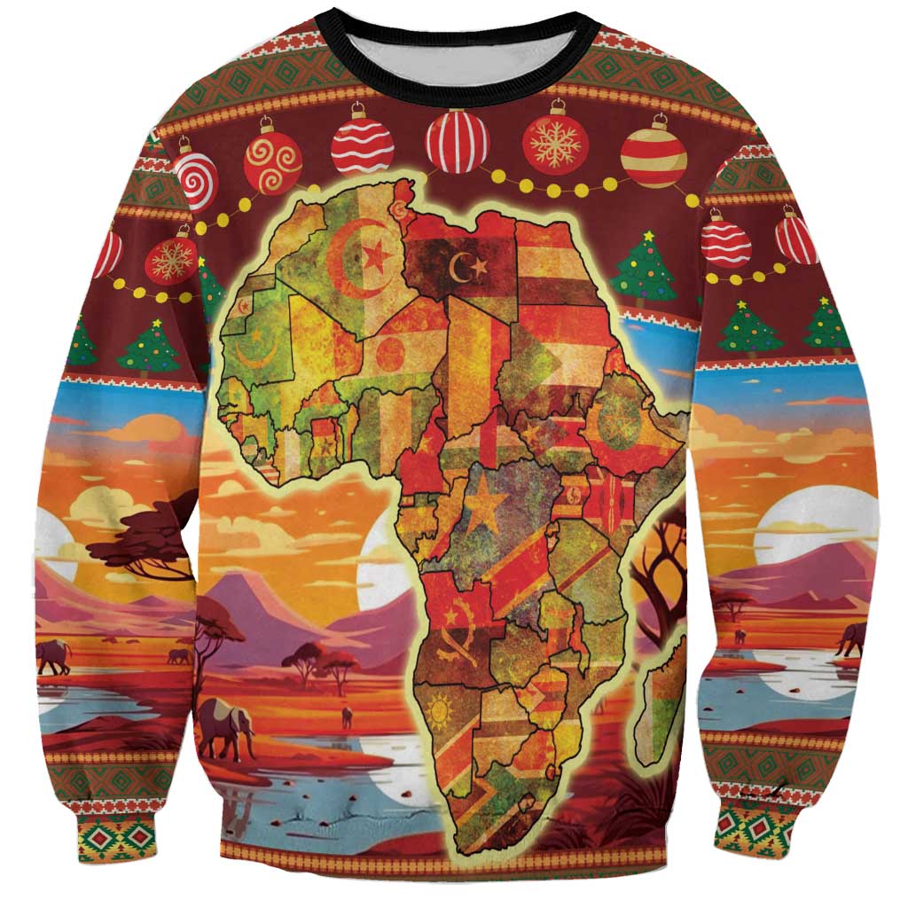 African Heritage and Celebrated Christmas Sweatshirt - Wonder Print Shop