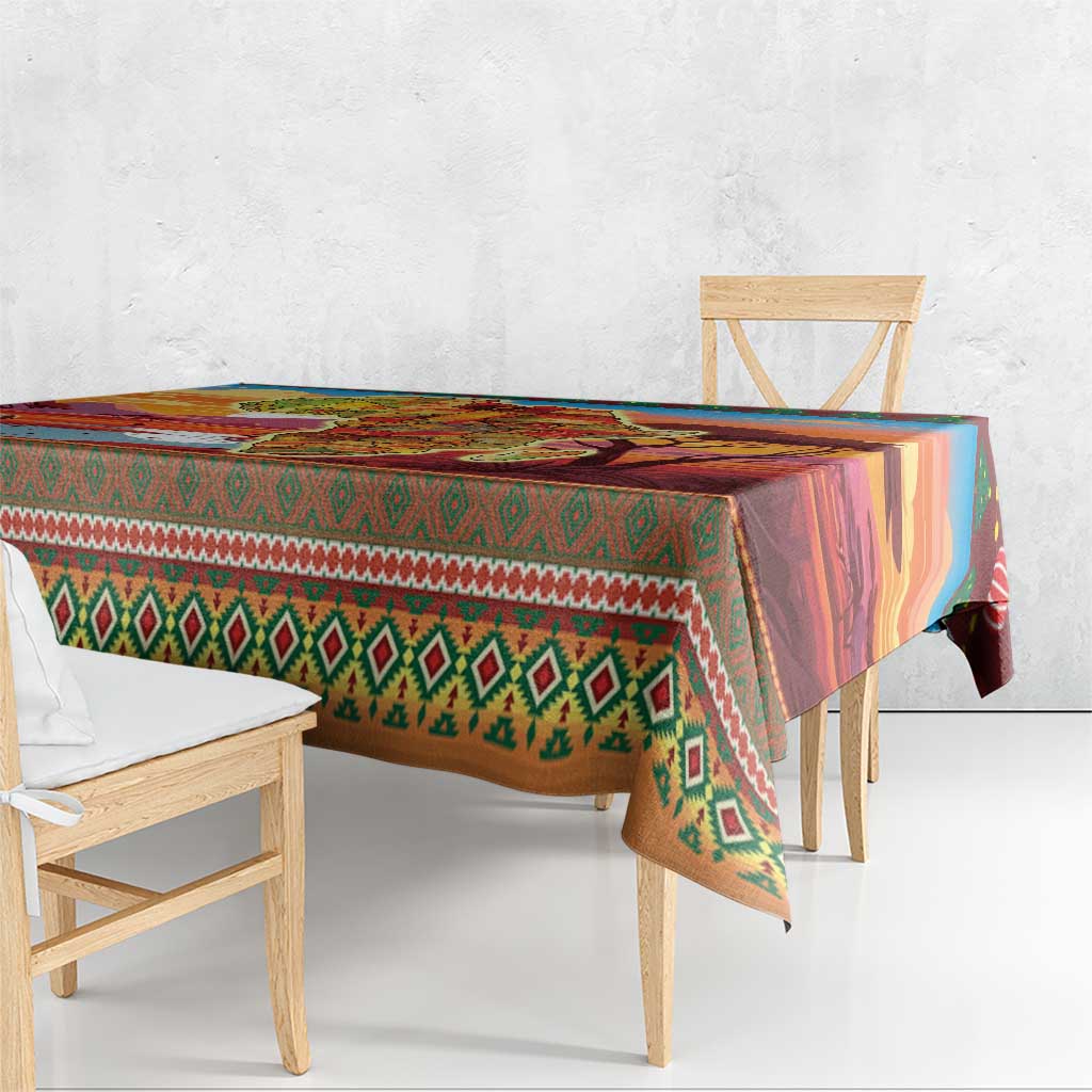 African Heritage and Celebrated Christmas Tablecloth - Wonder Print Shop