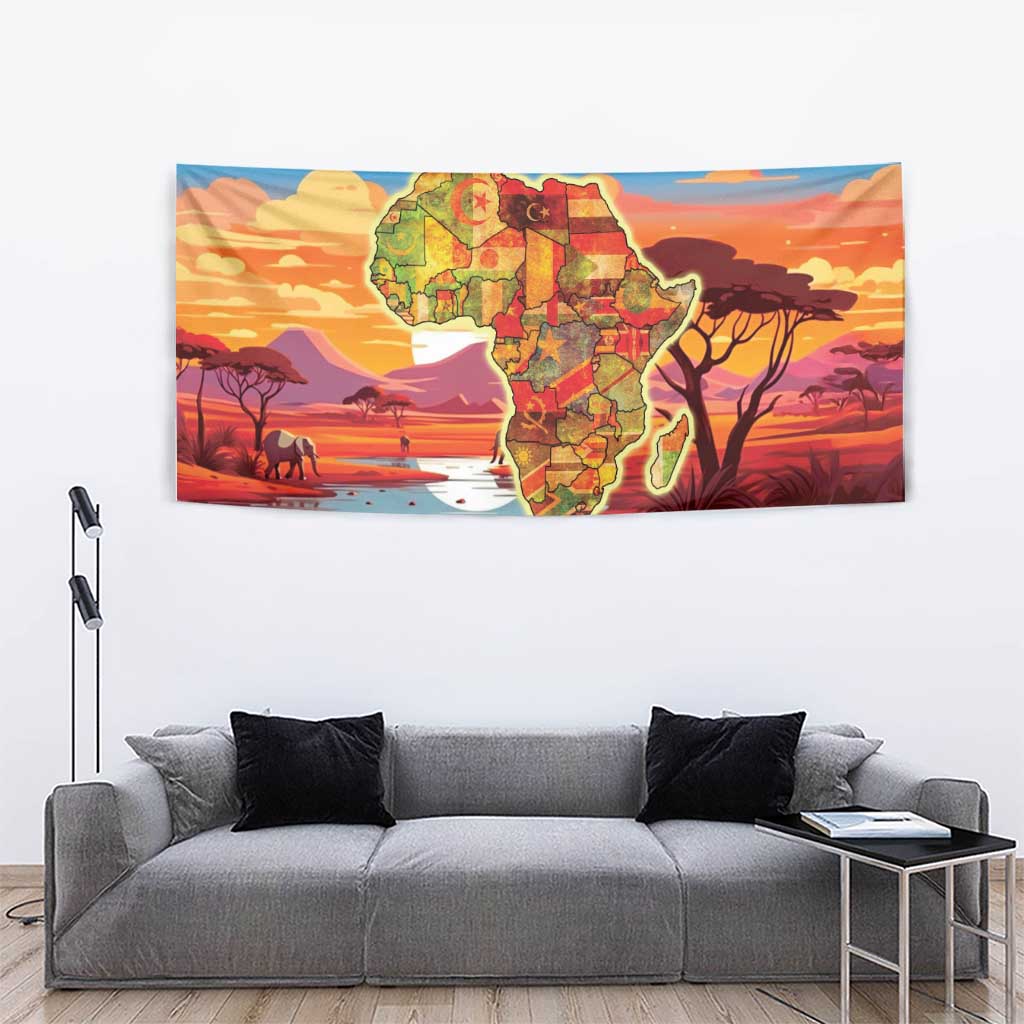 African Heritage and Celebrated Christmas Tapestry - Wonder Print Shop