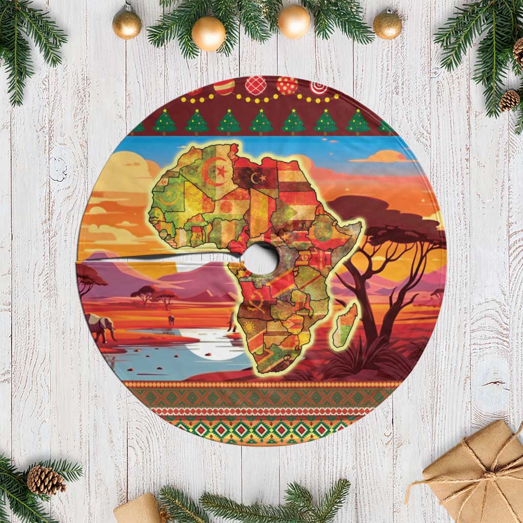 African Heritage and Celebrated Christmas Tree Skirt - Wonder Print Shop