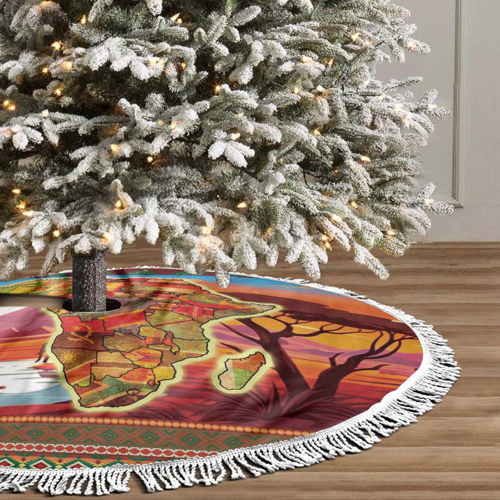 African Heritage and Celebrated Christmas Tree Skirt - Wonder Print Shop