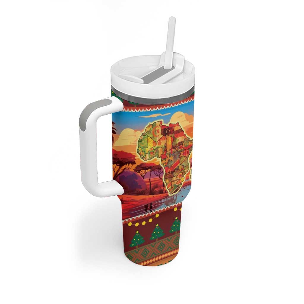 African Heritage and Celebrated Christmas Tumbler With Handle - Wonder Print Shop