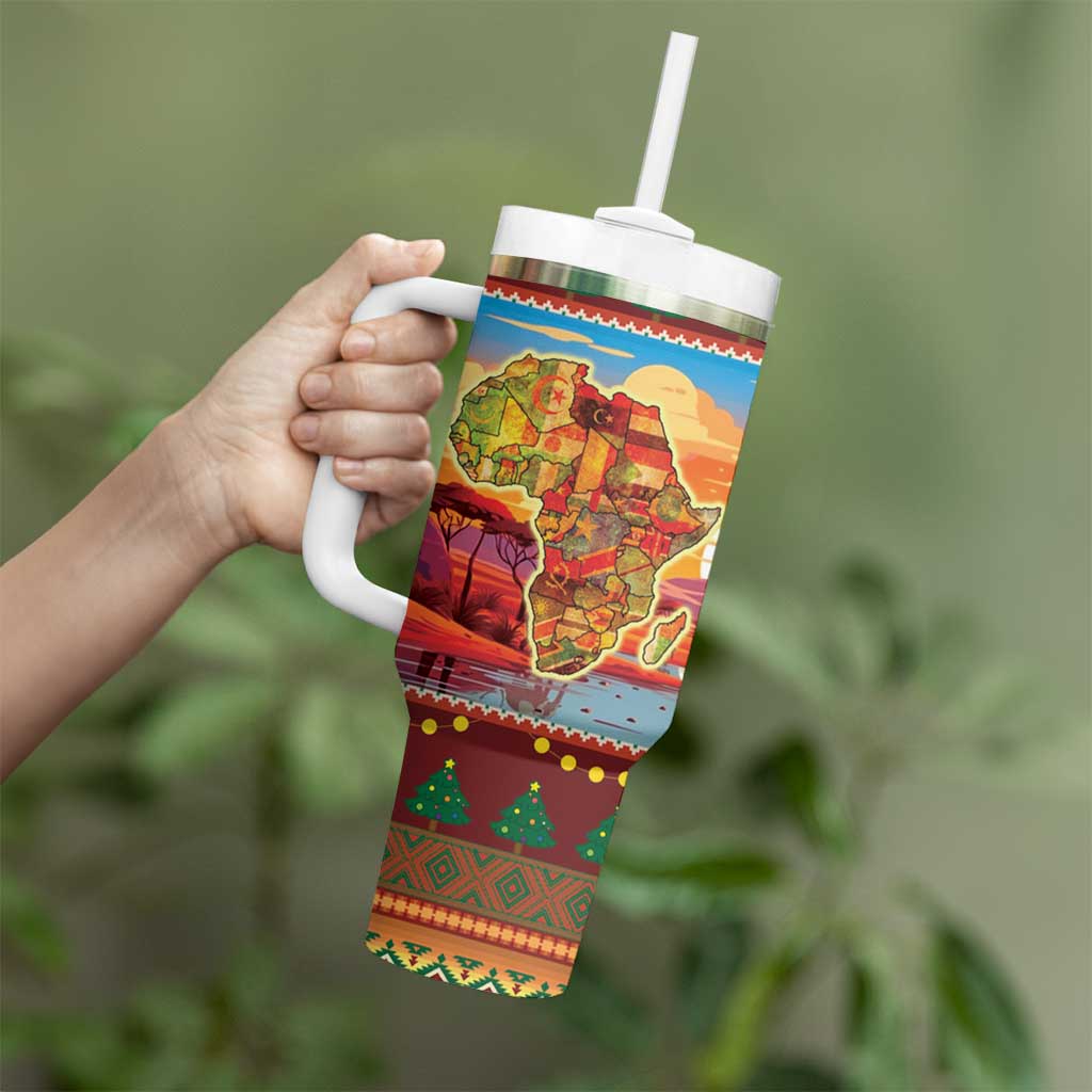 African Heritage and Celebrated Christmas Tumbler With Handle - Wonder Print Shop
