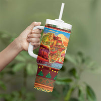 African Heritage and Celebrated Christmas Tumbler With Handle - Wonder Print Shop