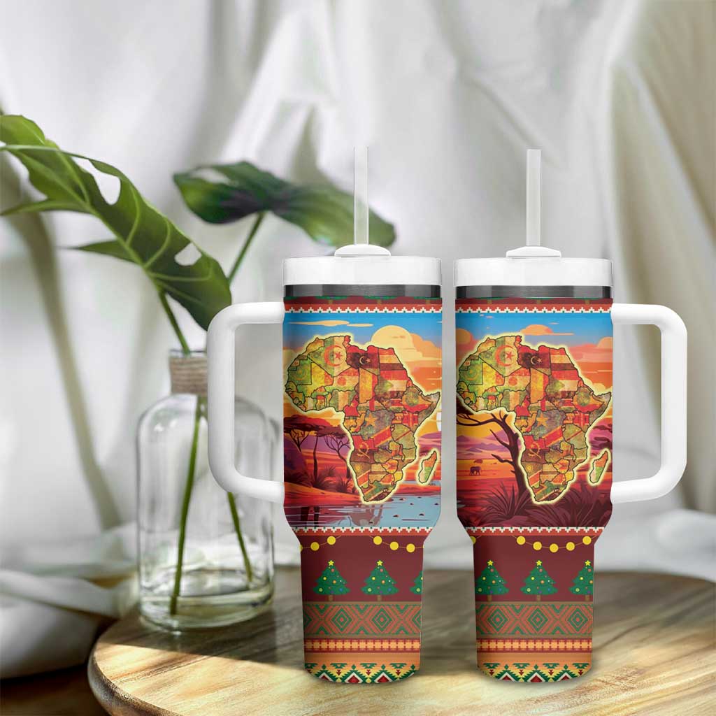 African Heritage and Celebrated Christmas Tumbler With Handle - Wonder Print Shop