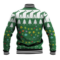 Giraffe Autism Baseball Jacket Seeing The World From Different Angles - Wonder Print Shop