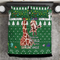 Giraffe Autism Bedding Set Seeing The World From Different Angles - Wonder Print Shop