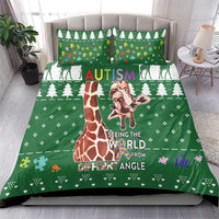 Giraffe Autism Bedding Set Seeing The World From Different Angles - Wonder Print Shop