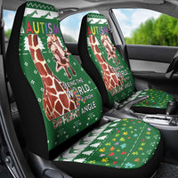 Giraffe Autism Car Seat Cover Seeing The World From Different Angles - Wonder Print Shop