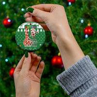 Giraffe Autism Ceramic Ornament Seeing The World From Different Angles - Wonder Print Shop