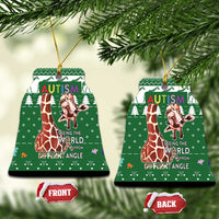 Giraffe Autism Ceramic Ornament Seeing The World From Different Angles - Wonder Print Shop